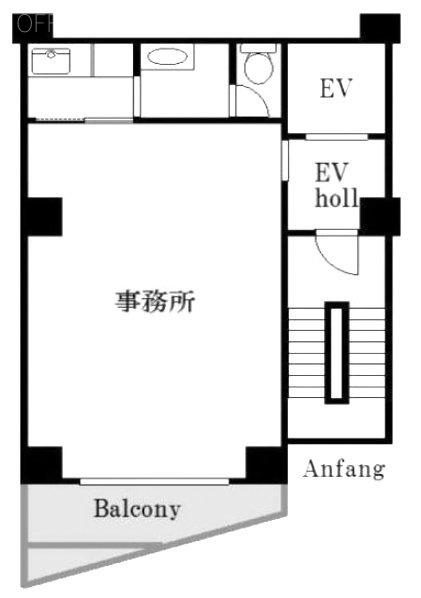 Biz-Field 目黒4F 間取り図