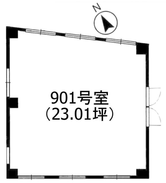 ユニオン小石川第一ビル901 間取り図