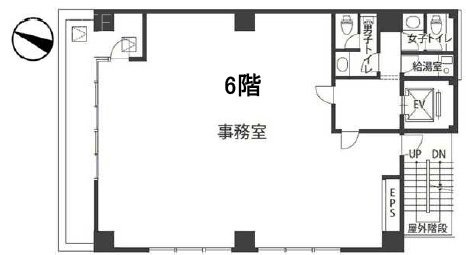 ゲンベエビル6F 間取り図
