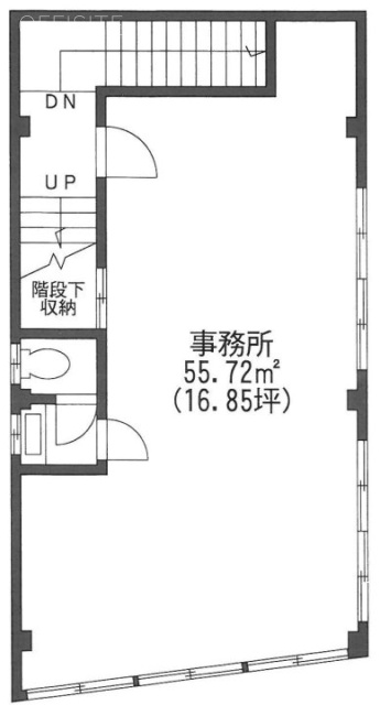 清水ビル4F 間取り図