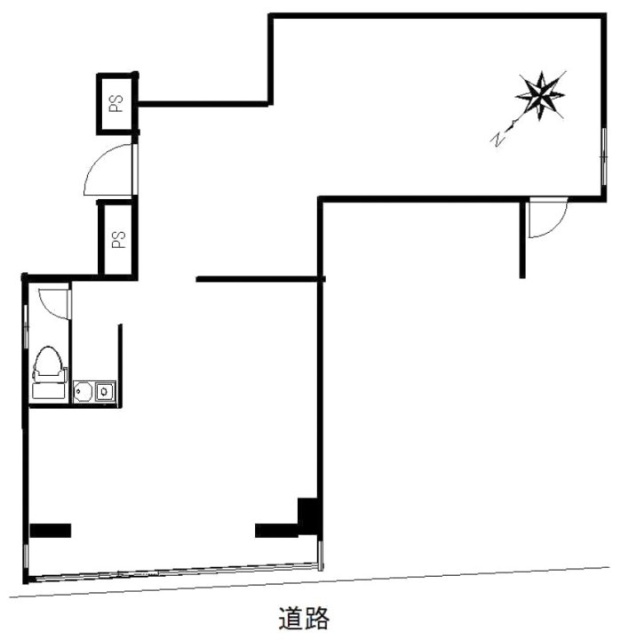 クレスト赤坂101 間取り図