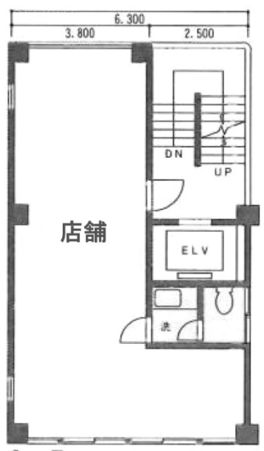 タカモト金町ビル4F 間取り図