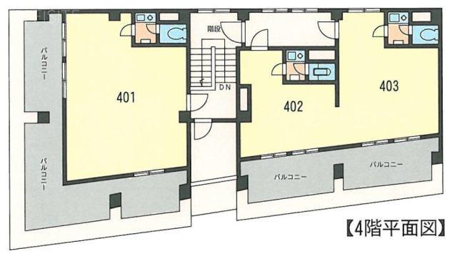 第二駒信ビル401 間取り図
