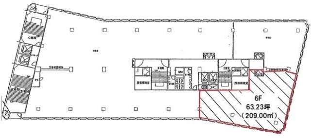 千代田会館ビル6F 間取り図