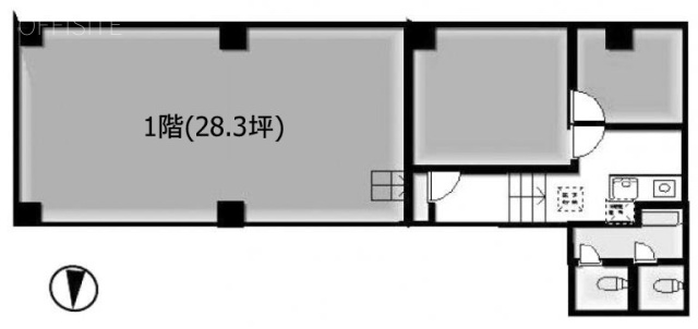 アポロ池袋ビル1F 間取り図