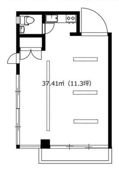 ヴィラパルテノンビル4F 間取り図