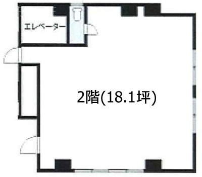 クレールミハラビル2F 間取り図