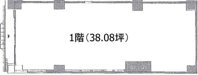 霞町コーポ1F 間取り図