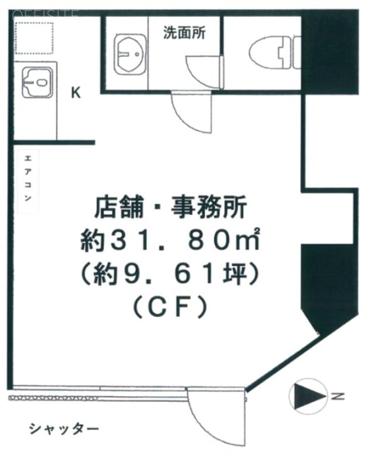藤和ハイタウン新宿106 間取り図