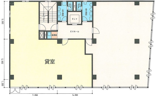 郵政福祉虎ノ門第1ビル4F 間取り図