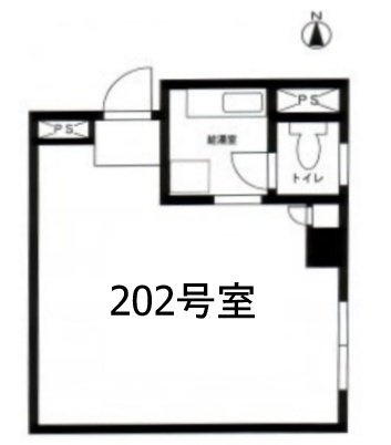 椙村(すぎむら)ビル202 間取り図