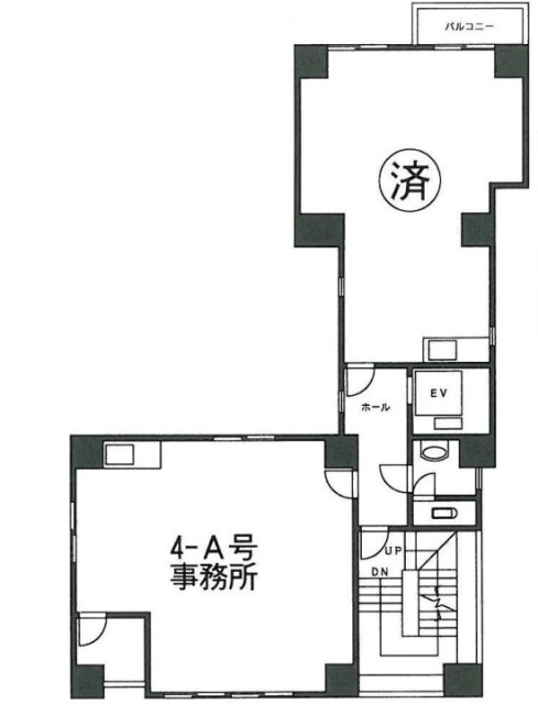 上田ビルA 間取り図