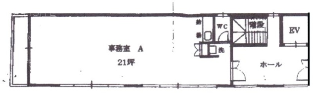 飯田ビルA 間取り図