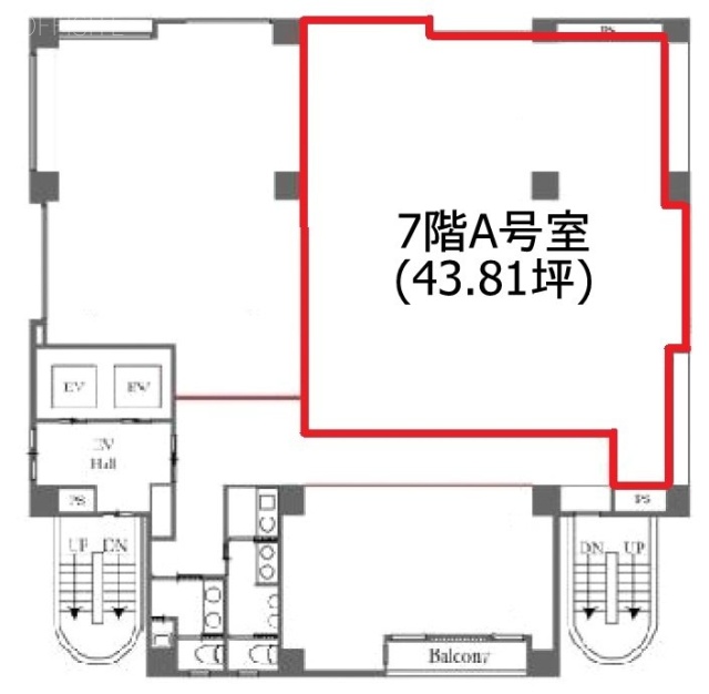 ヒキタカ木場ビルA 間取り図