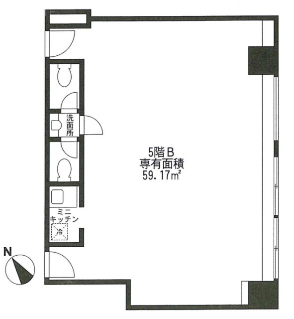 同栄新宿ビルB 間取り図