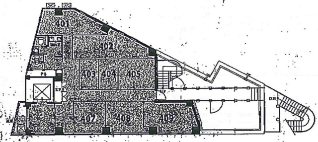 南麻布セントレ407 間取り図