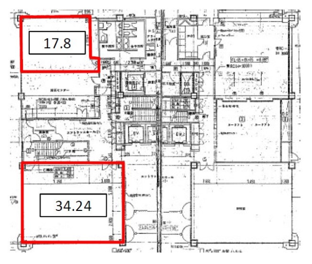 相互半蔵門ビル1F 間取り図