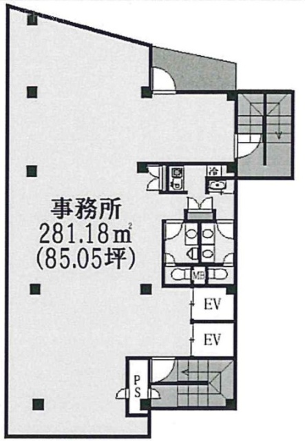 水戸屋第2ビル2F 間取り図