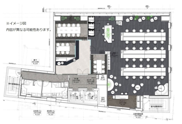 BIZCORE神保町Ⅱ8F 間取り図
