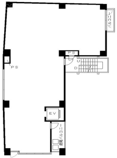 第51東京ビル3F 間取り図