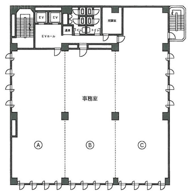 九段ポンピアンビルB 間取り図