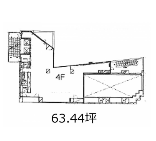 MUPRE北参道4F 間取り図