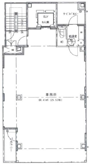 コンフォートビル浦和ビル6F 間取り図