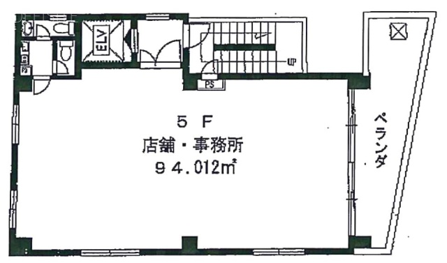 コレクション雷門ビル5F 間取り図