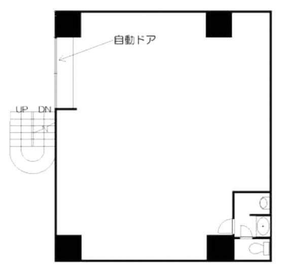 秋山商事ビル1F 間取り図