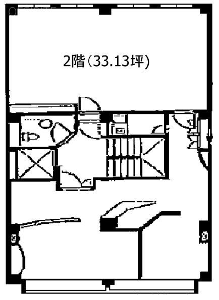 SKI赤坂2F 間取り図