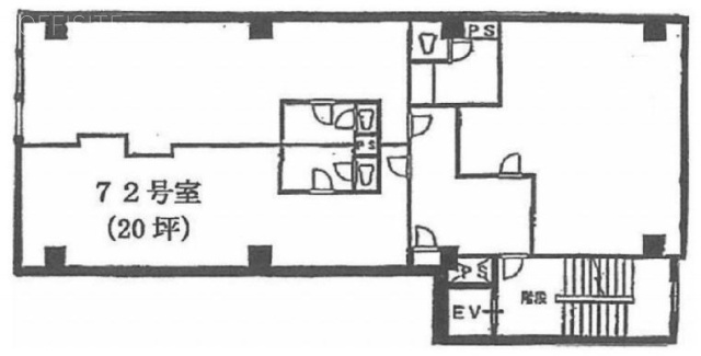 新倉ビル702 間取り図