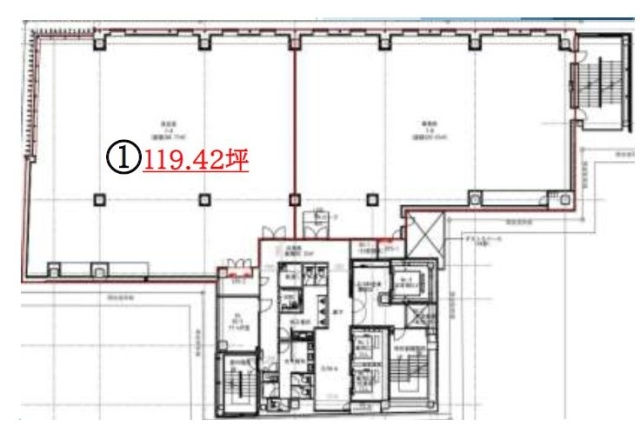 プライム銀座柳通りビル1 間取り図