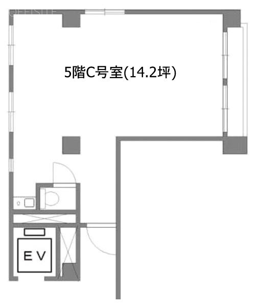 六本木DMビルC 間取り図