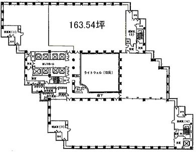 メトロポリタンプラザ・オフィスタワービル11F 間取り図