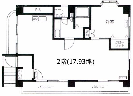 グレースTK2F 間取り図