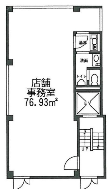 ヴィラアート四谷ビル1F 間取り図