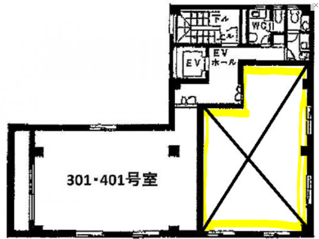 ブリリアン丹波ビル302 間取り図