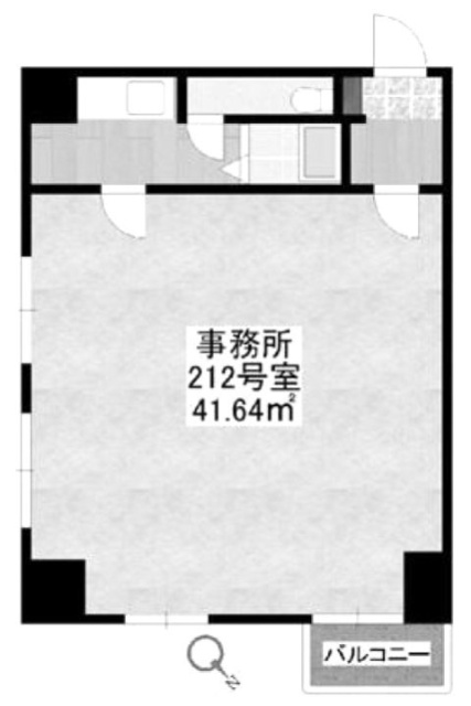 藤和エクシール道玄坂ビル212 間取り図