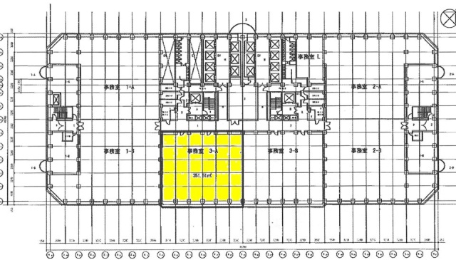 新宿アイランドタワー3-A 間取り図