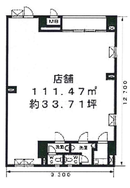 ストーンクリークビル1F 間取り図