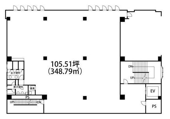 卸町イーストン7F 間取り図