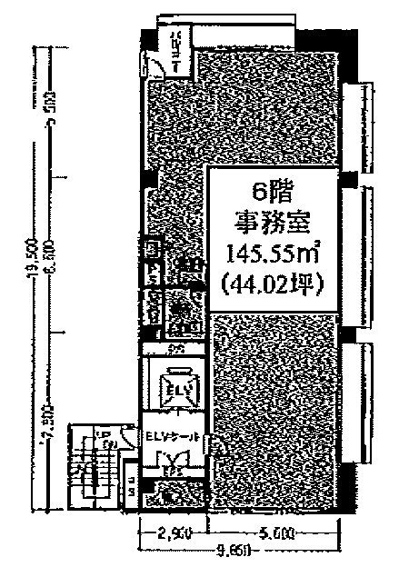 虎ノ門第一法規ビル6F 間取り図