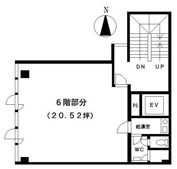 奥田ビル6F 間取り図