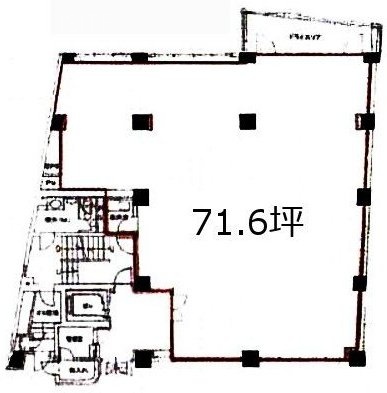 内田ビル1F 間取り図