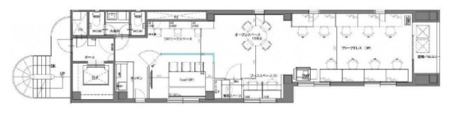 両国駅前ビル6F 間取り図