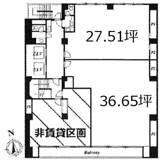 AMビル10F 間取り図