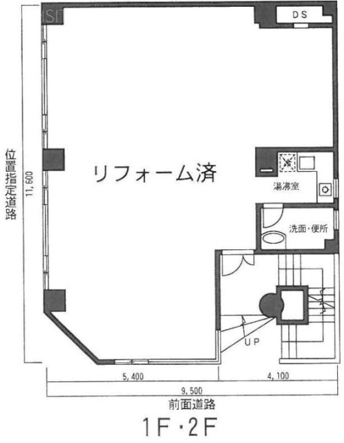 SK代々木ビル1F 間取り図