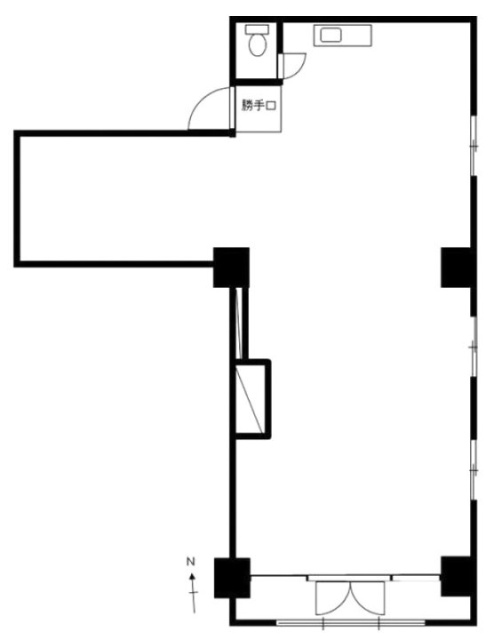 リレント南千住101 間取り図