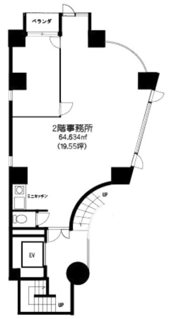 守屋ビル2F 間取り図