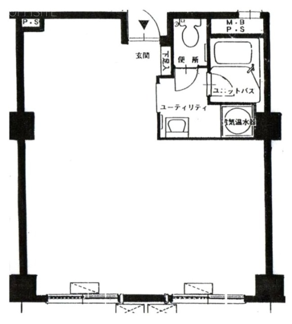 渋谷スカイレジテル208 間取り図